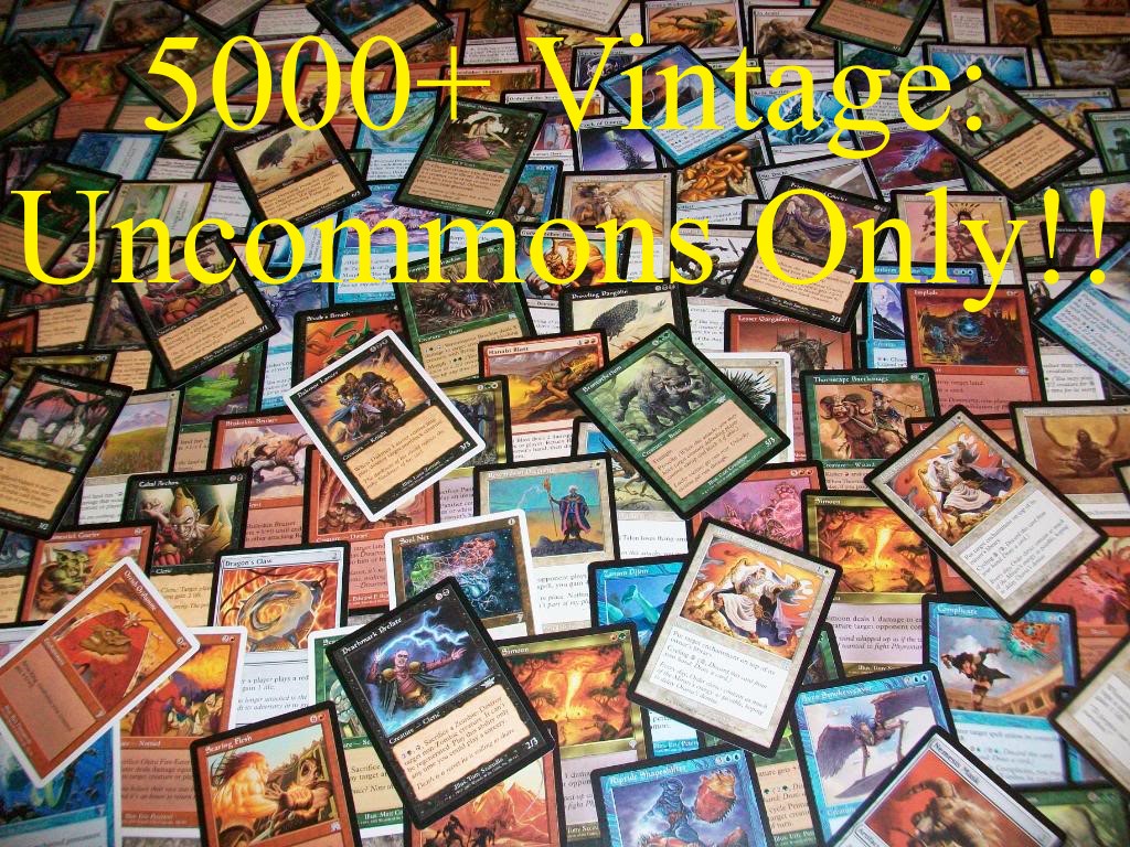 5000+ Vintage Uncommons 5000+ Vintage Uncommons